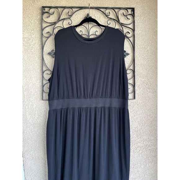 Athleta Santorini Cinch Dress - Size 2X - Black - Picture 4 of 10